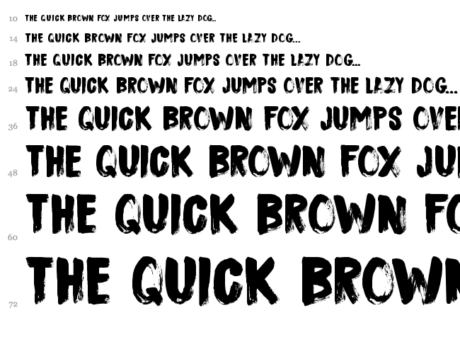 DK Sushi Bar font waterfall